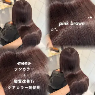 ロング カラー 淡めベージュ🤎ショ ート🤎Kiyokaのヘアスタイル