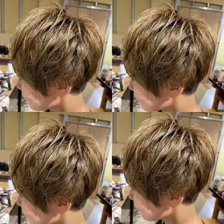 ショート カラー ✨ギャップNO1✨ 工藤大輔のヘアスタイル