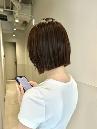 ショート カラー salowin梅田茶屋町north所属・くがれいじ 梅田/ショート/ボブのヘアスタイル