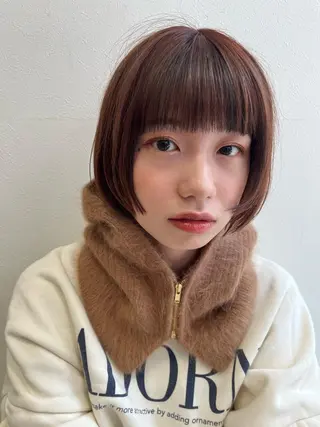 ショート カラー imua所属・中村 桃子のヘアスタイル