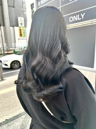 ロング カラー ParveMix🍀 藤原愛未のヘアスタイル