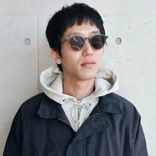 ショート パーマ メンズ 前野 日奈のヘアスタイル