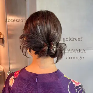 ヘアアレンジ charm《銀座》 ヘアセット/縮毛矯正のヘアスタイル