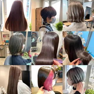 カラー ✨髪質改善/ハイトー ン/艶髪高山のヘアスタイル