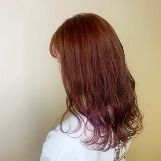 セミロング カラー ヘアアレンジ 【Sweep】おじま のぞみのヘアスタイル