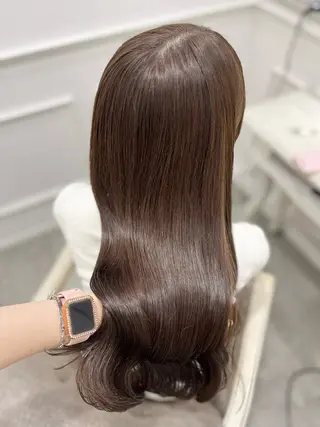 ロング カラー 新井 凪のヘアスタイル