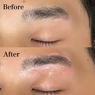 メンズ アイブロウ アイブロウ&マツパ カラーモデルまなみのマツエク・マツパデザイン