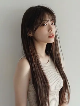 カラー 束感まつぱ🥑🤍 NATUKI🤍のマツエク・マツパデザイン