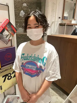 ショート パーマ jinka hair salon所属・豊田 真夕のヘアスタイル