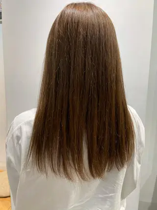 ロング カラー 斉藤 瑞恵のヘアスタイル