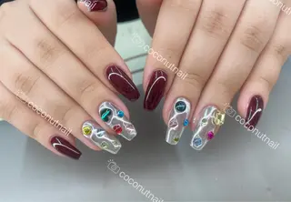 ネイル 神田 ココナッツのネイルデザイン