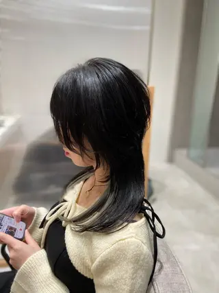 ミディアム 🦉静かに過ごしたい 方、個室席🦉タナカのヘアスタイル