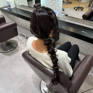 ロング ヘアアレンジ 🎀ヘアアレンジ 🎀ななみのヘアスタイル