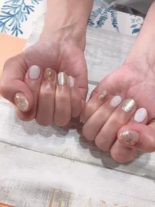 ネイル 北浦和 自爪育成ケアのネイルデザイン