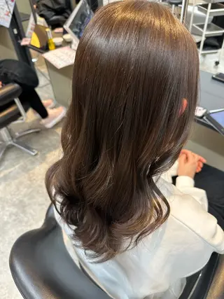 ロング カラー ✂️無料カットモデル ✂️佐々木悠月のヘアスタイル