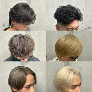 ショート パーマ メンズ なりたひろと / 波巻き/ツイスパのヘアスタイル