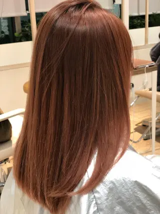 ミディアム カラー 【1日2名様限定】 AFLOAT白川雄副のヘアスタイル