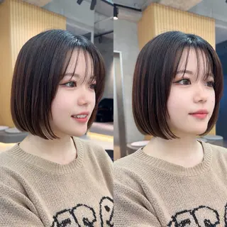 ミディアム ✨髪質改善特化✨副 店長椎葉信乃介のヘアスタイル