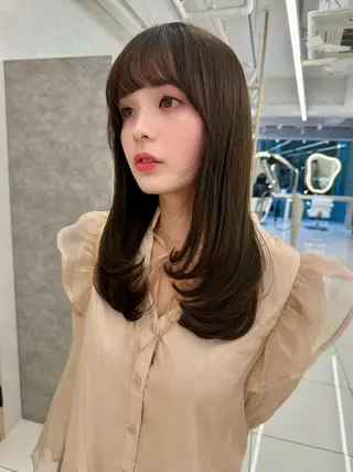 ロング ショート/ボブ/ 白髪ぼかし/しんやのヘアスタイル