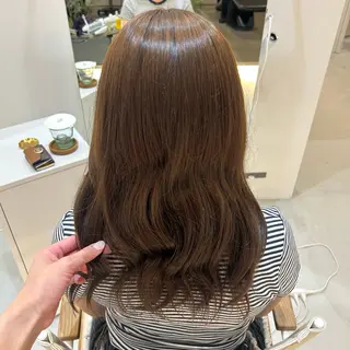 ロング カラー ✨ハイトーン/暗髪/ ハイライト/松岡✨のヘアスタイル