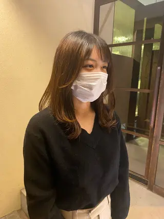 ミディアム ♡ハッシュカット/ レイヤー/yucoのヘアスタイル