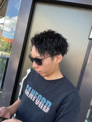 ショート パーマ メンズ特化✨パーマス タイル大得意安田海斗のヘアスタイル