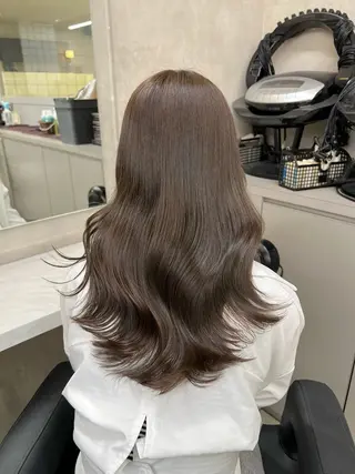 セミロング レイヤー/韓国❣️ 髪質改善/亘紘輝のヘアスタイル