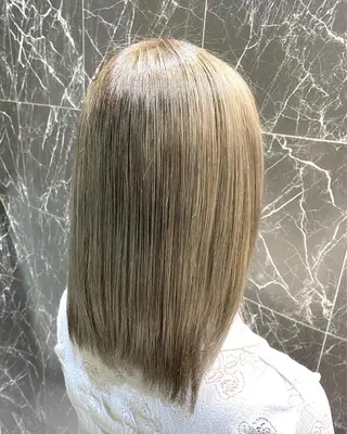 セミロング 🔸縮毛矯正/髪質 改善カラー石崎🔸のヘアスタイル