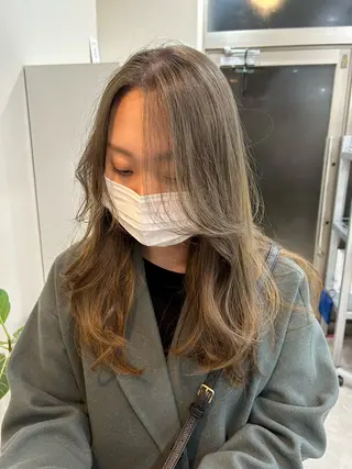 ロング ボブ/透明感カラー 🧸YUI❤️のヘアスタイル