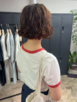 ミディアム MaNO chamoのヘアスタイル