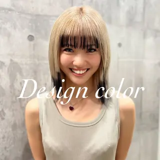 ミディアム 美容室 _WHITE＋ 南海難波店【アンダーホワイトプラス】所属・✨レイヤー/透明感 /豊嶋里緒✨のヘアスタイル