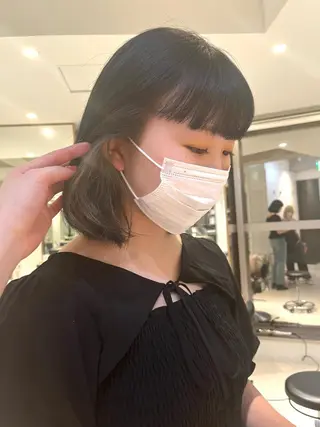 ミディアム カラー ヘアアレンジ MAYU/上質ハイト ーン/レイヤーのヘアスタイル