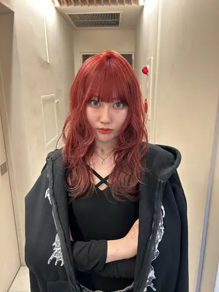 セミロング 🐈⬛ブリーチ カラー特化🐈⬛彩のヘアスタイル