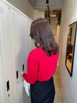 セミロング カラー ボブ/レイヤー /sora🌙✨️のヘアスタイル