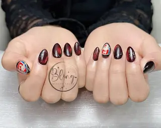 ミディアム Bling Salonのネイルデザイン