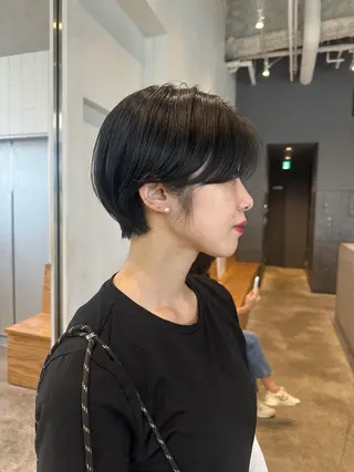 ショート 銀座/韓国/ワンホン 🤍艶髪🖤nahoのヘアスタイル