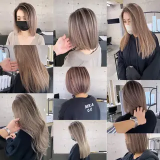 ロング カラー SUZU/岡山/矯正 ブリーチ/レイヤーのヘアスタイル