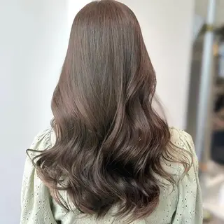 カラー 赤み消し透明感🍀 ブリーチなし🍀のヘアスタイル