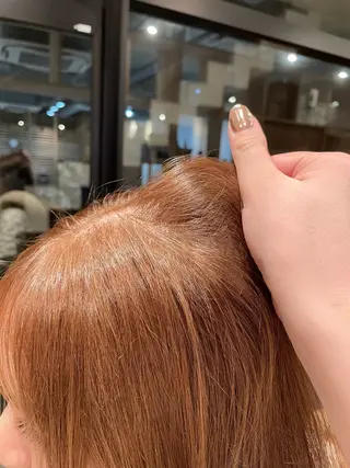 ミディアム カラー うる艶カラー/美髪 トリートメント/めいのヘアスタイル