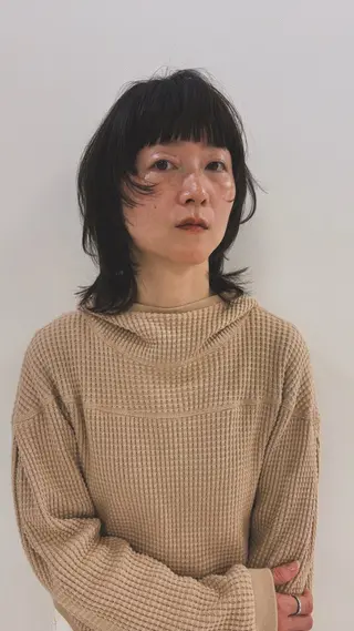 ミディアム sourire 西大分所属・Sourire西大分 ☘️いけだ あおいのヘアスタイル