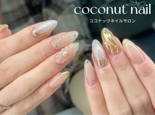 ネイル 神田 ココナッツのネイルデザイン