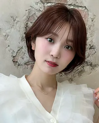 ショート カラー 💍新宿ショート 💍岩田莉奈のヘアスタイル