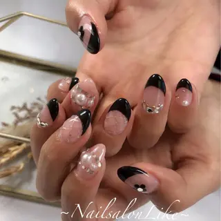 ミディアム ネイル Likeモデル 募集中のネイルデザイン