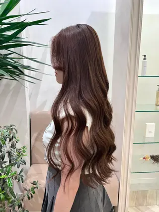 ロング 髪質改善/ブリーチ ツヤ髪/shiinaのヘアスタイル