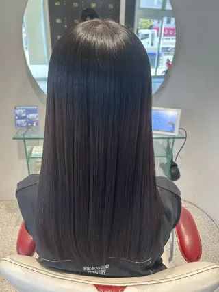 セミロング 美髪縮毛矯正/ 髪質改善/愛敬響のヘアスタイル