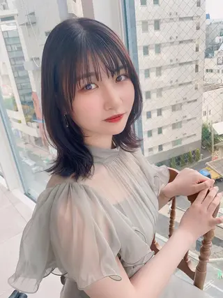 ミディアム カラー ヘアアレンジ 【代表】 たき〜のヘアスタイル