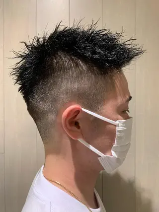 メンズ 糟谷 慈英のヘアスタイル