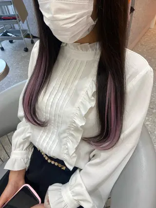 ロング 新宿/韓国ヘア 中明度カラー/かやのヘアスタイル