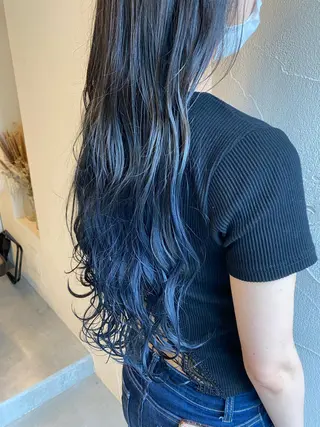 ロング カラー ハイトーン×似合わせ 🌱中川慎之介のヘアスタイル