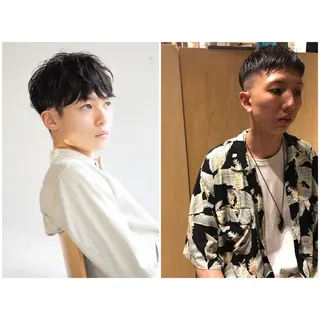 メンズ 🌈圧倒的デザイン パーマ　関和希のヘアスタイル